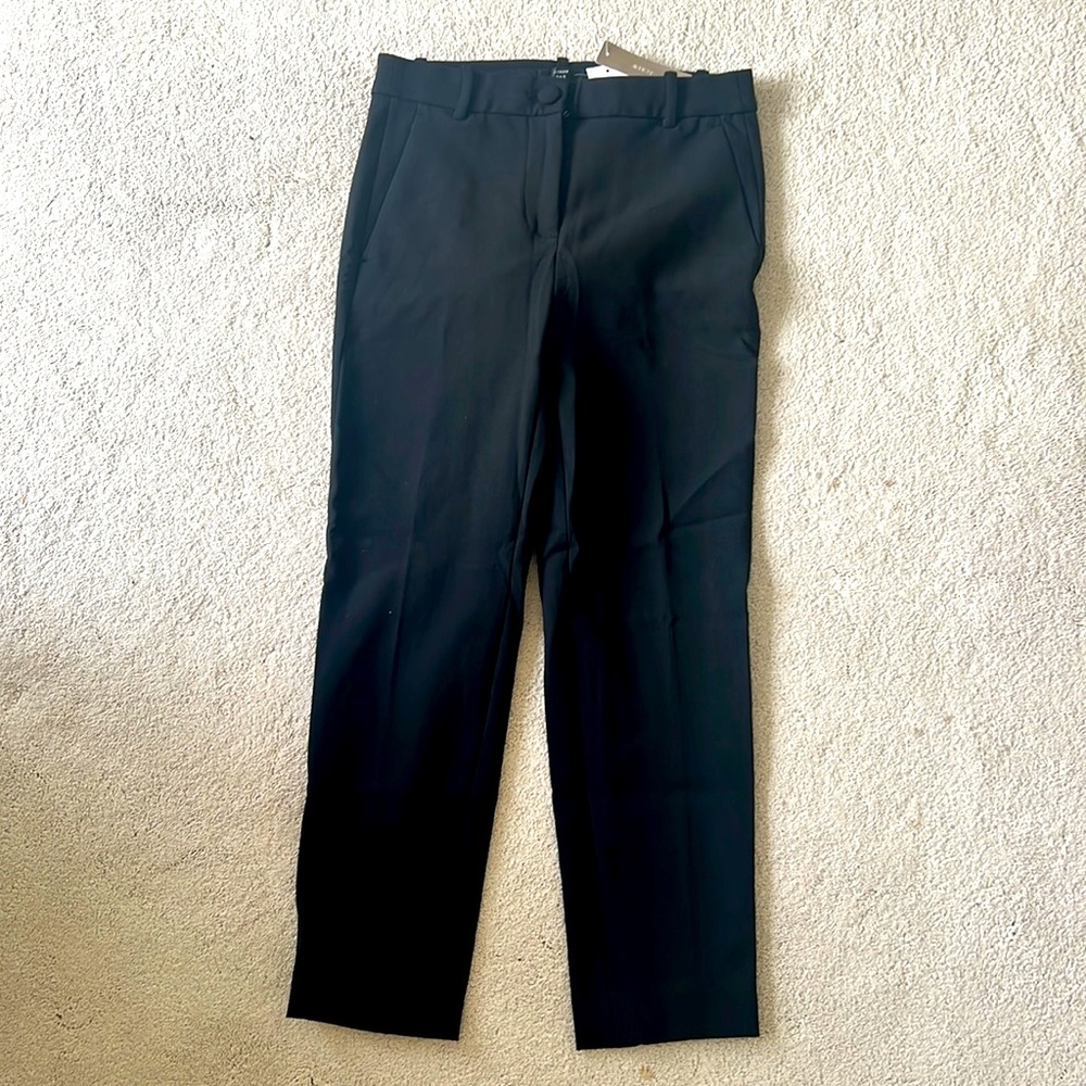 Brand New Black J.Crew High-Rise Cameron Trouser